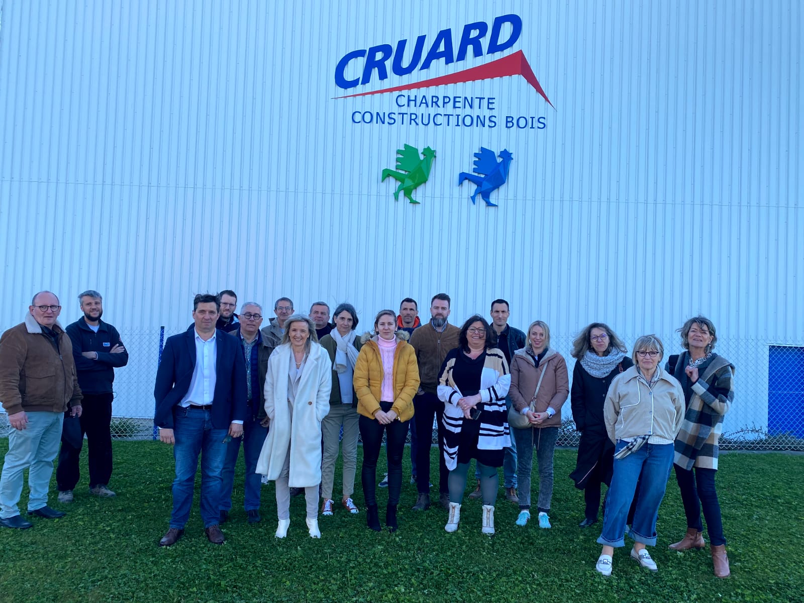 Visite de CRUARD CHARPENTE ET CONSTRUCTIONS BOIS
