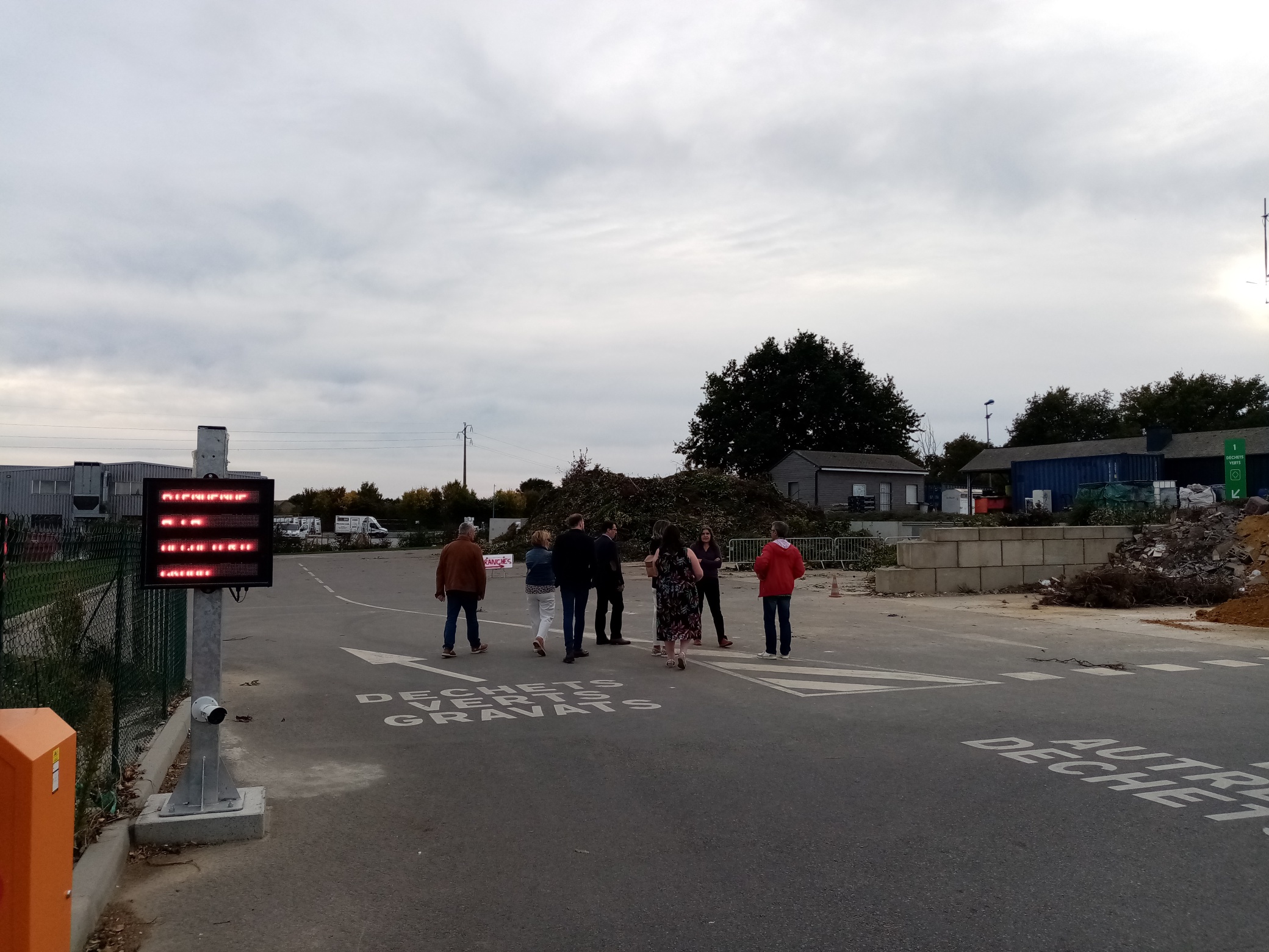 Visite de la déchetterie de Craon